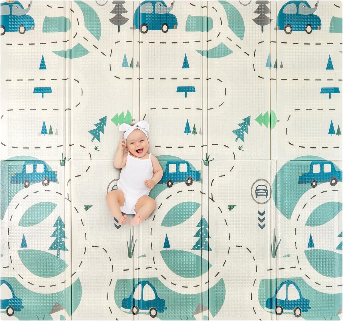 Omkeerbaar XXL Baby Speelkleed - Veilig en Multifunctioneel Kinderkleed - Dikke Waterdichte Speelmat voor Binnen en Buiten