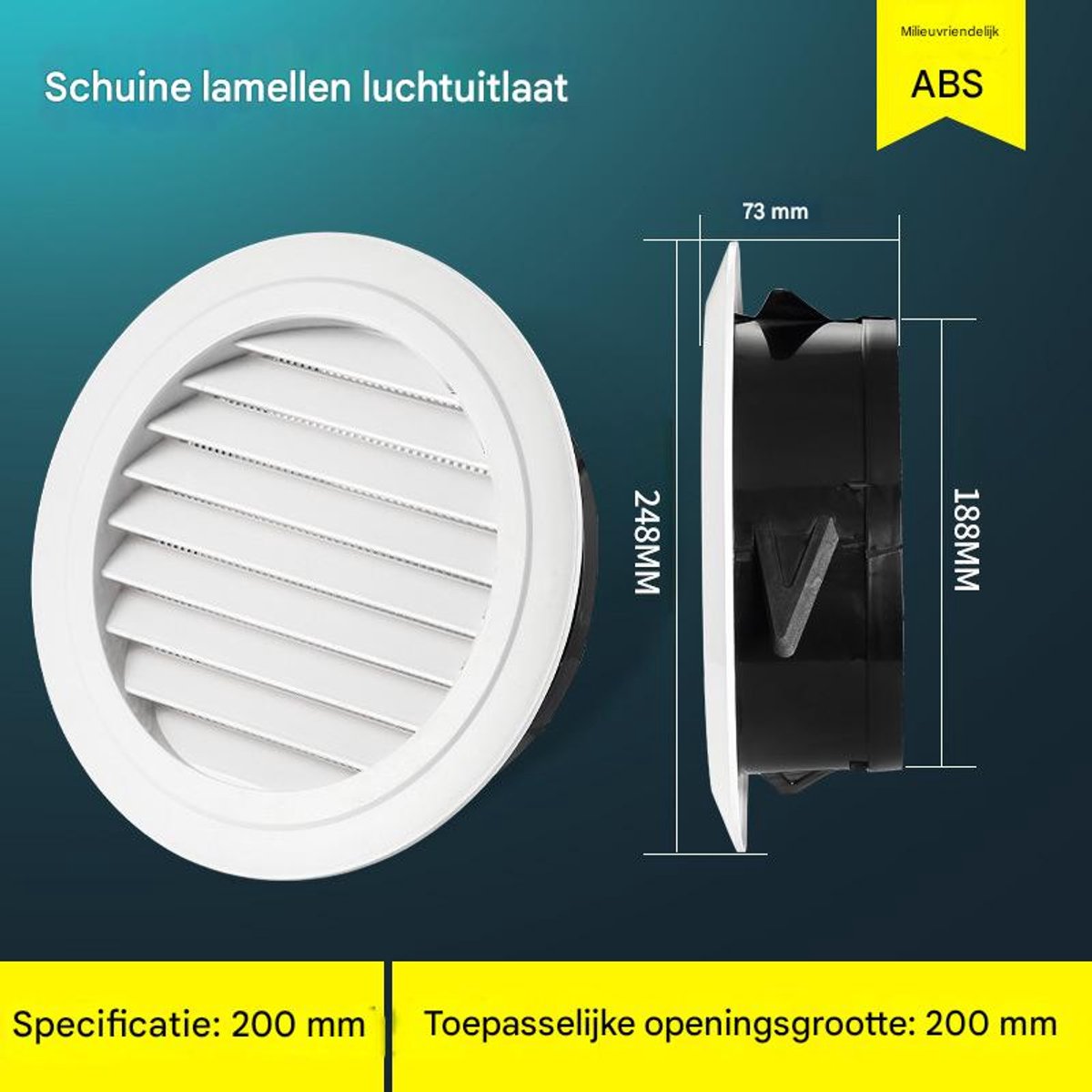 DRESSELHAUS Afdekdop voor rechthoekige buis 40x30 mm kunststof zwart