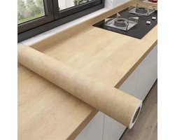Wrap Folie voor Keuken, Tafel & Vloer – Hout Kleurig – 40x100 CM – Zelfklevend & Waterbestendig - Keukenwrap - E4.2