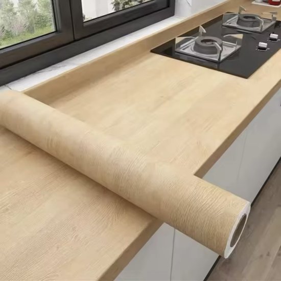 Foto: Wrap folie hout kleurig 40x100 cm