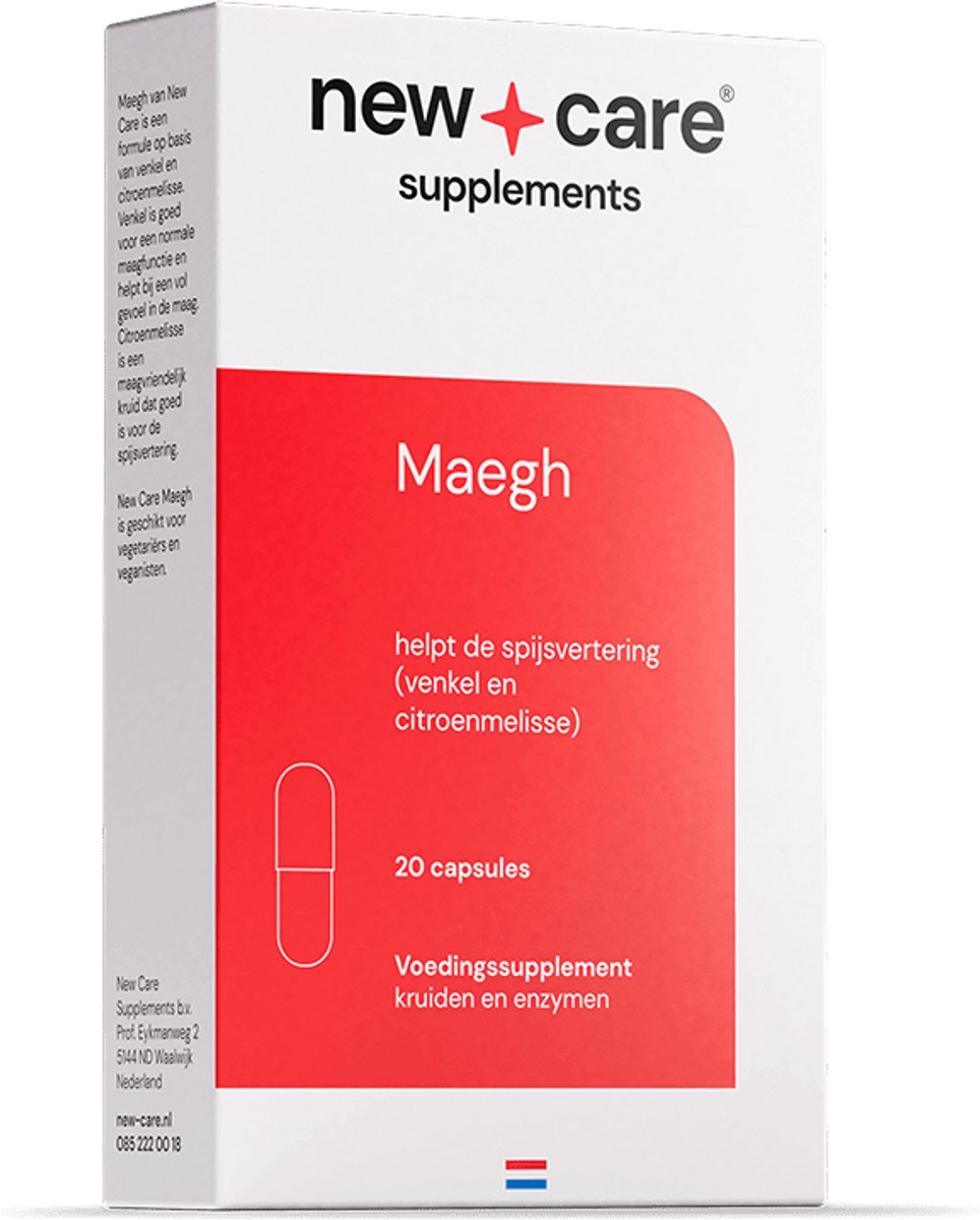 Goedkoopste New Care Maagformule – spijsvertering - venkel & citroenmelisse - 20 capsules