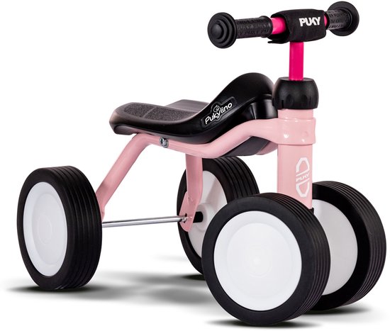 Loopfiets - Puky Pukylino Retro Pink - roze - stuurslotbegrenzer - vanaf 1 jaar van Puky — afbeelding 2