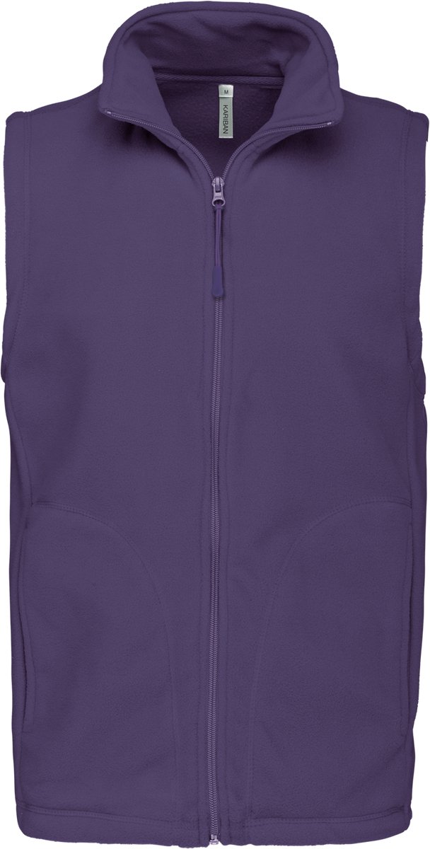 Kariban Bodywarmer van microfleece heren K913 - purple - 5XL