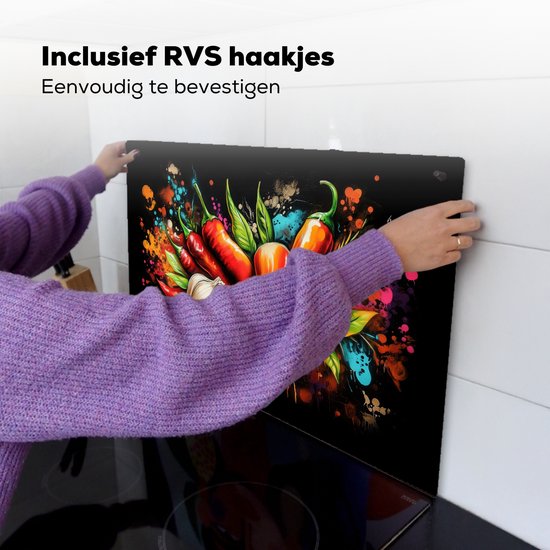 KitchenYeah® Protection plaque induction 76x51.5 cm - 3-2-16 - Protege plaque de cuisson - Couvre plaque induction - Protecteur d'induction - Cuisine