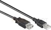 EECONN USB 2.0 Verlengkabel, A - A, Zwart, 3m