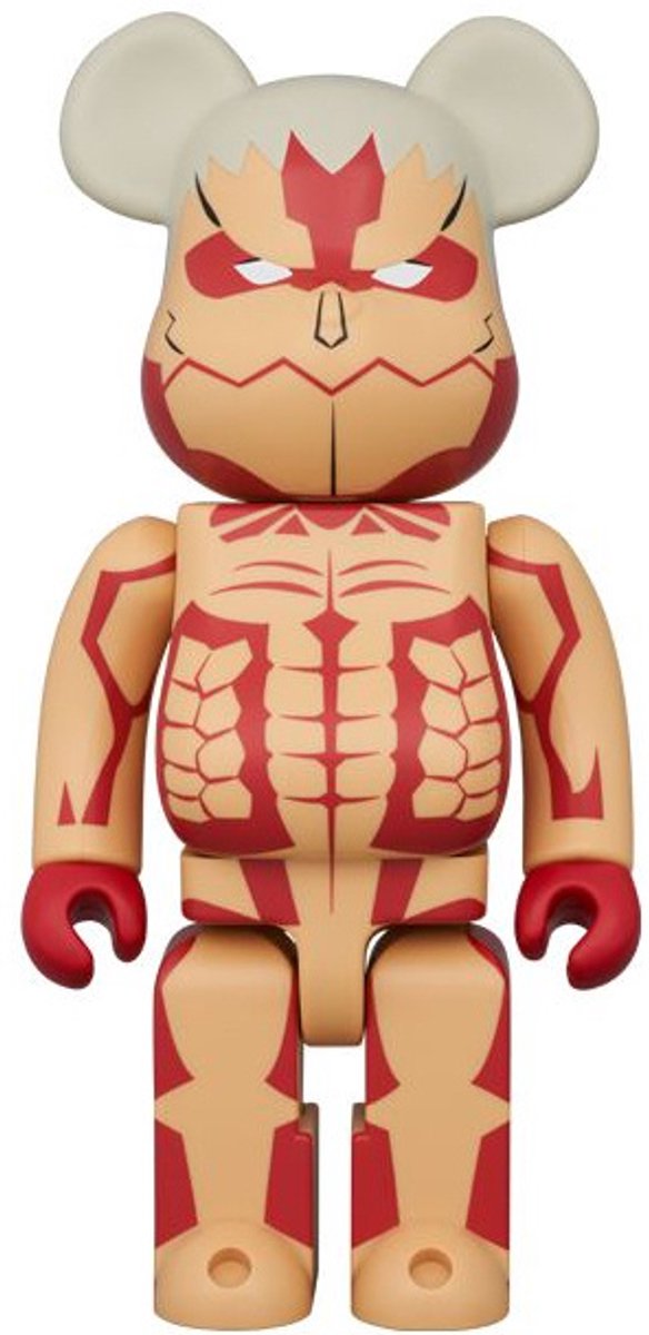400% Bearbrick - Armored Titan (Attack on Titan)