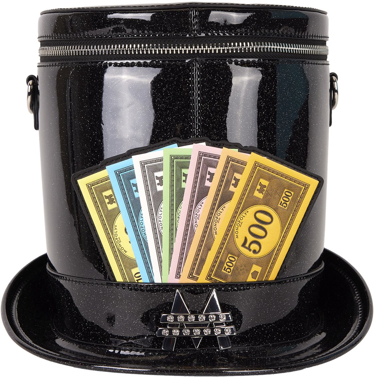 Hasbro Loungefly Crossbody Bag Monopoly Top Hat