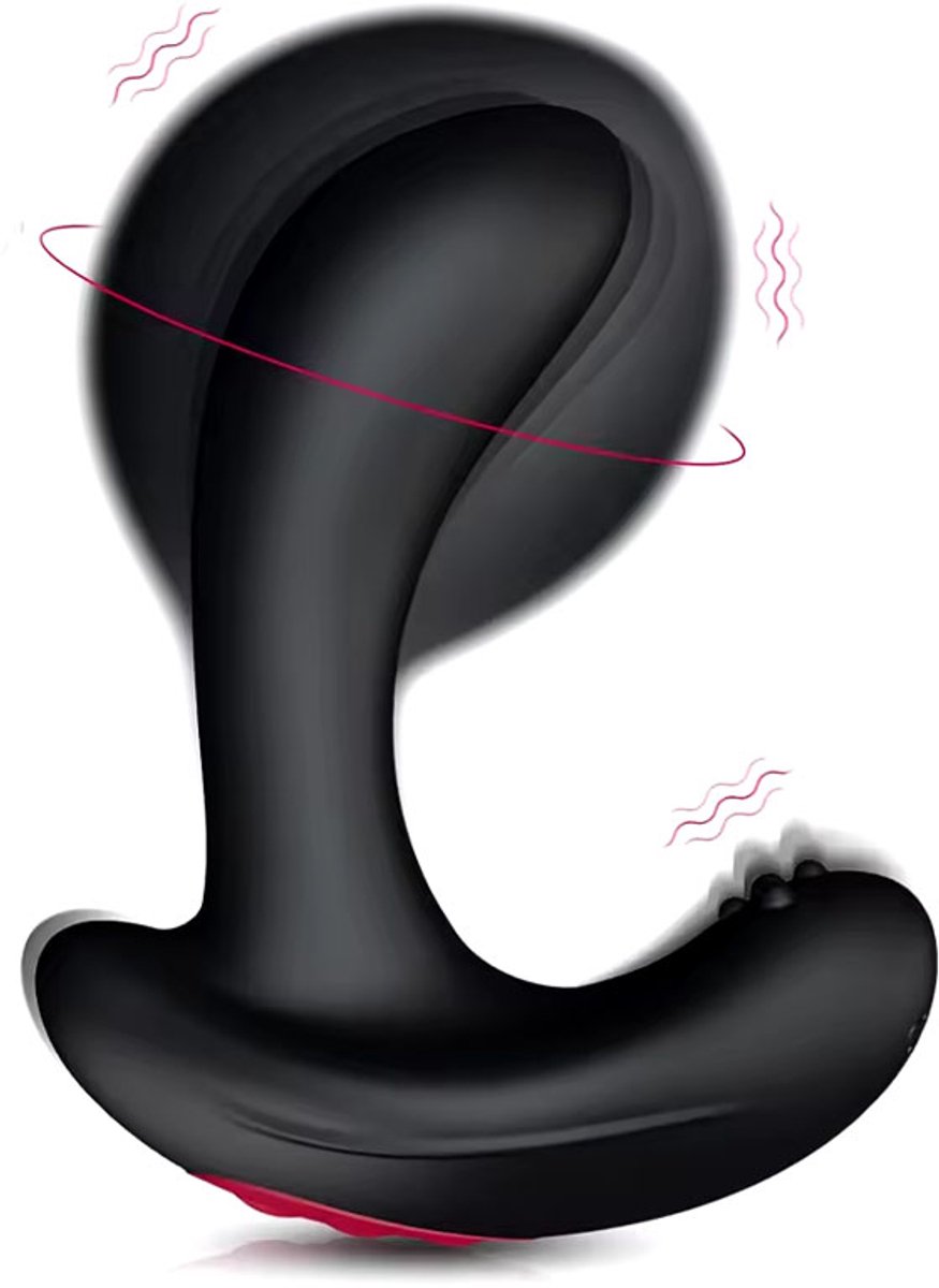 Grote anale opblaasbare vibrator - Buttplug mega - Prostaat - Remote control
