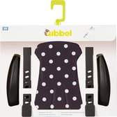 Qibbel Luxe Stylingset Voorzitje Polka Dot Zwart