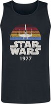 Star Wars X-Wing 1977 Heren Tanktop - zwart - L