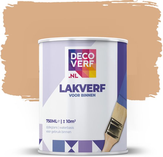 Decoverf peinture laque marron désert, 750ml