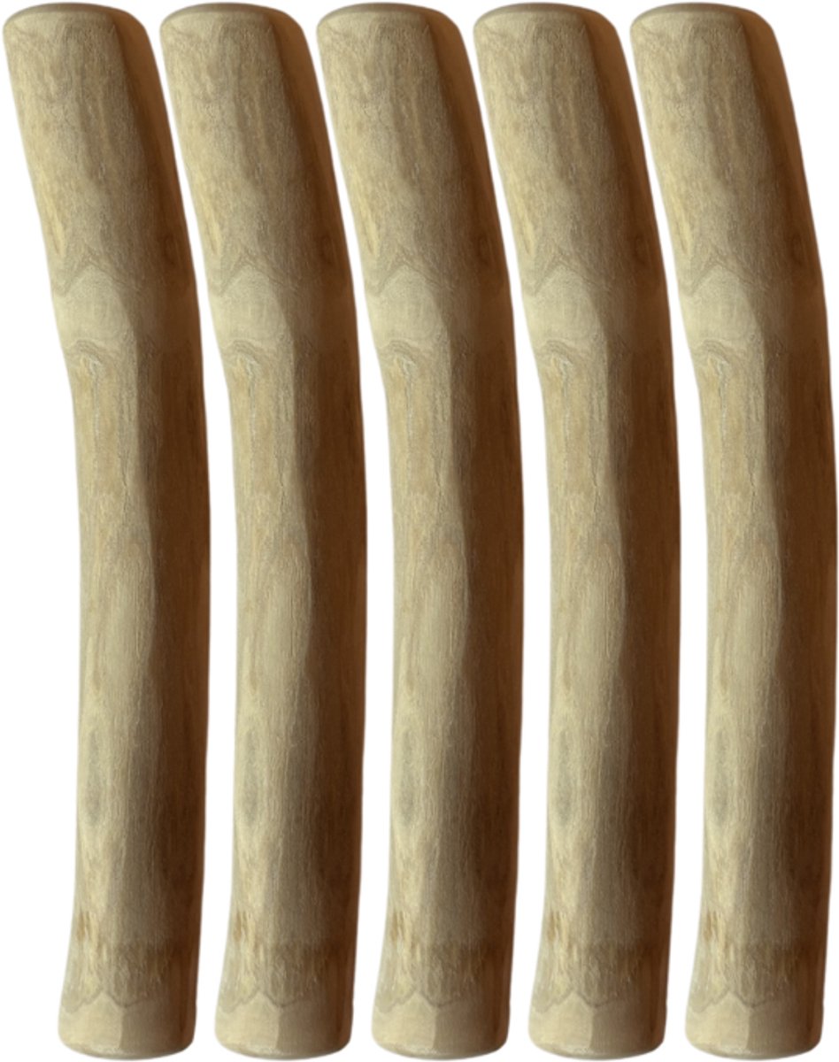 Boris&Lotje 5 pack Hondenbot kauwstaaf 100% natuurlijk koffiehout - XS 11-13cm 5 stuks
