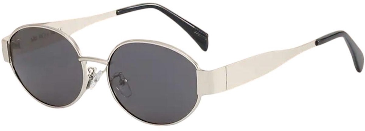 Mpariz - Dames Zonnebril – Zilver Blauw – Modieus & Anti-Schittering Lens – UV-Bescherming