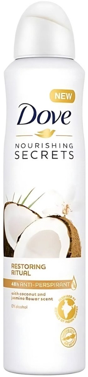 Dove - Deodorant - Coconut & Jasmine Flower - Tropisch en verzorgend - 250 ml