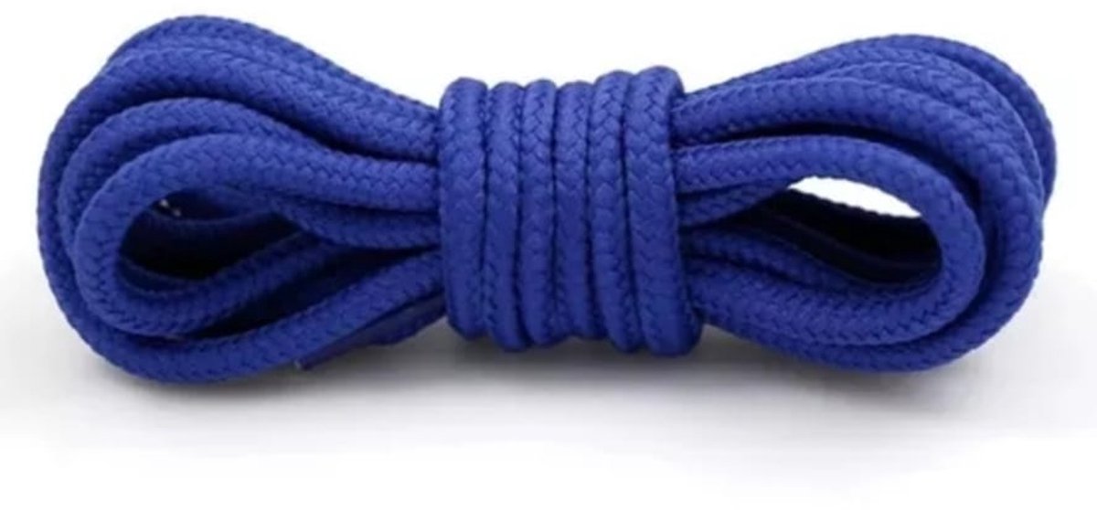 Ronde schoenveters Blauw - Outdoor/ sport schoenen veters- dikte 5 MM- Lengte 120 CM