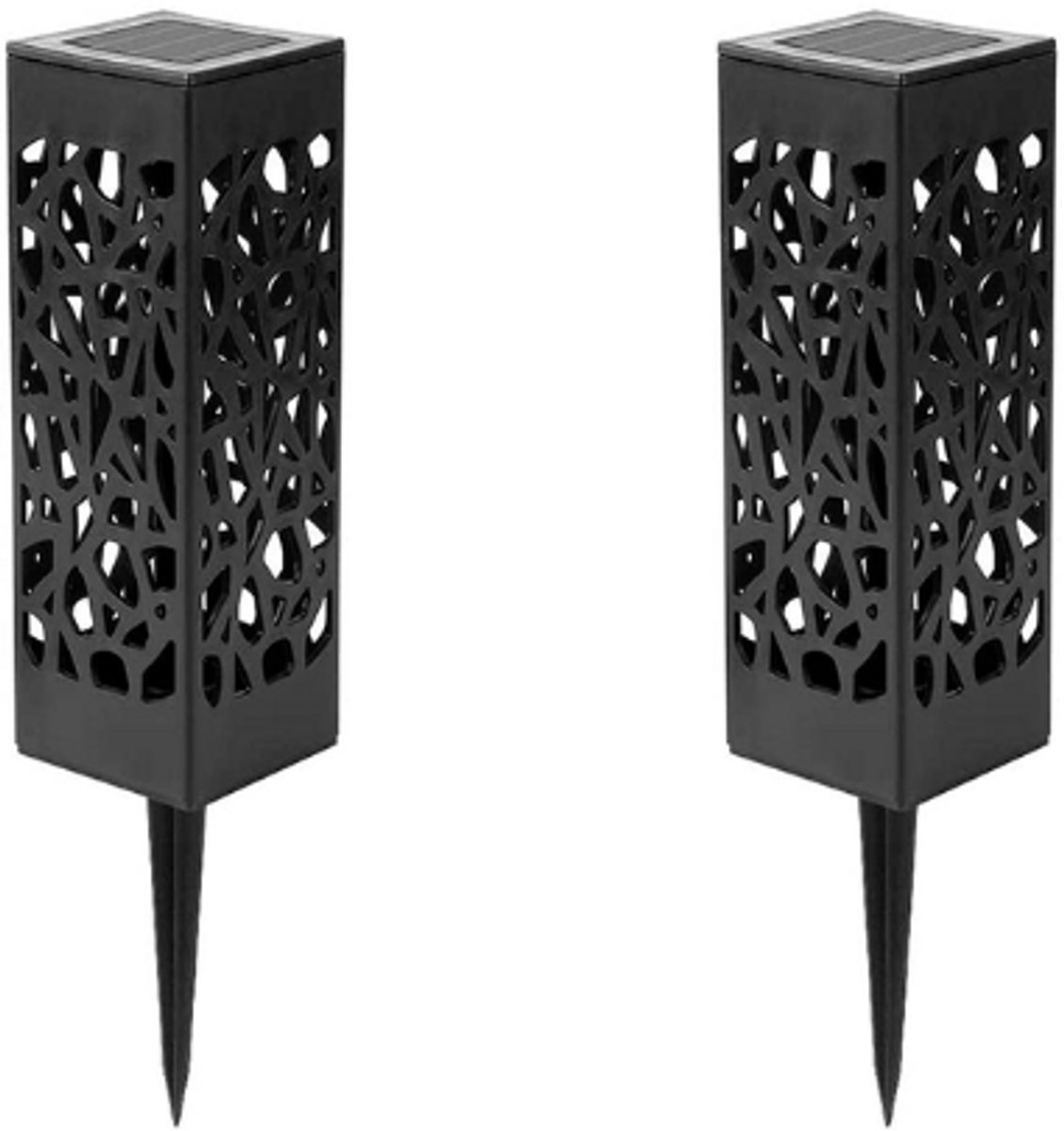Vyzio - Tuinlampen op Zonneenergie Buiten - Prikspot - Tuinspot - Solar Tuinverlichting - Solar Prikspot - Tuinverlichting op Zonne Energie - 2 Stuks - GARDENIAS