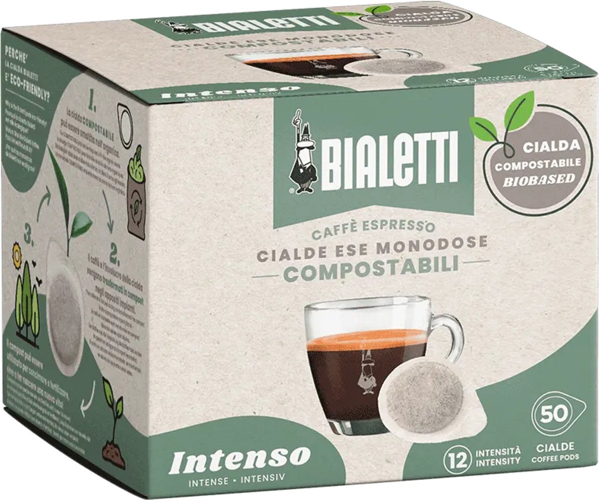 Bialetti Intenso - ESE servings - 50 stuks