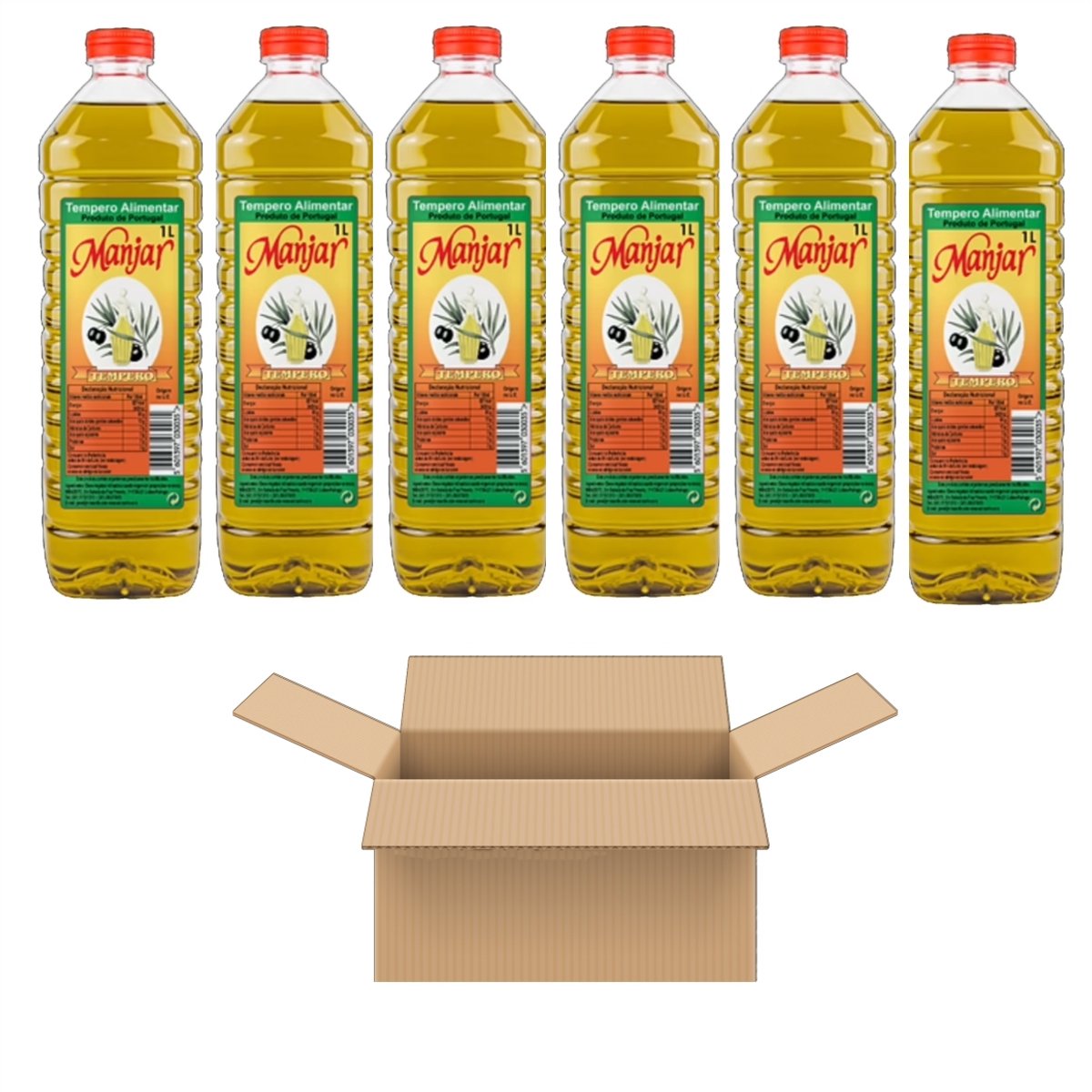 Manjar Tempero Olive Oil (6x1L)
