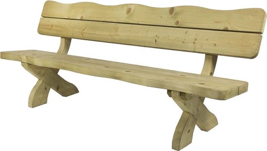 MaximaVida houten tuinbank Provence 200 cm - 60 mm houtdikte