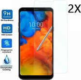 2Pack LG Q8 (2018) Screenprotector Tempered Glass