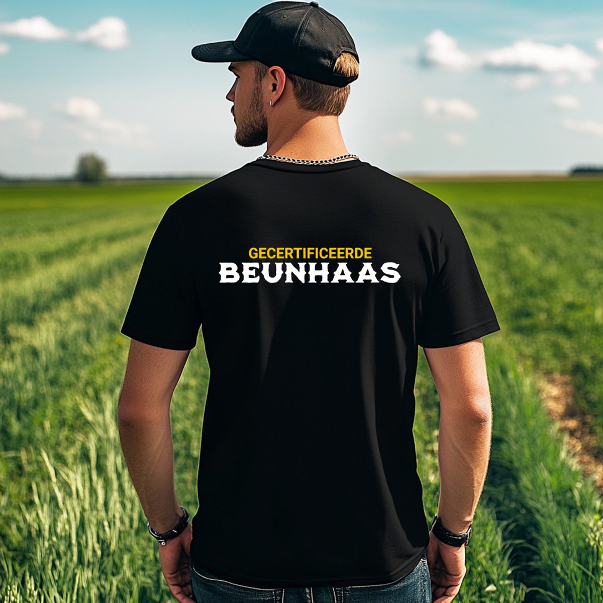 AGRIFANS® Gecertificeerde Beunhaas - Heren T-shirt - XL