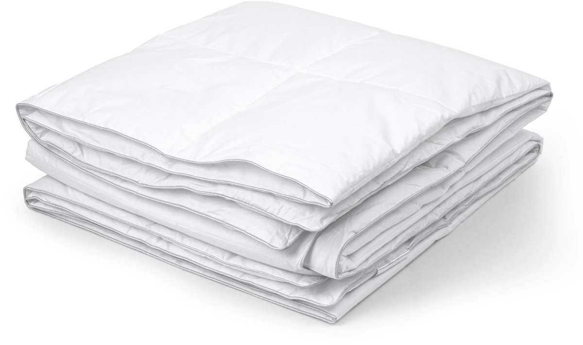 Droomtextiel Zomer Dekbed - 100% Puur Katoen - Dun katoen Zomerdekbed -200x200 cm - Absorberend, Verkoelend Dekbed