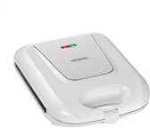 Bol.com Monzana Tosti Apparaat - 1400W Anti Baklaag 26x31x105cm - Wit aanbieding