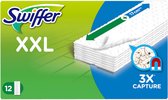 Swiffer Balai Attrape-Poussière - Lingettes Sèches - Attrape Et Retient La Poussière - 6 x 12 pièces