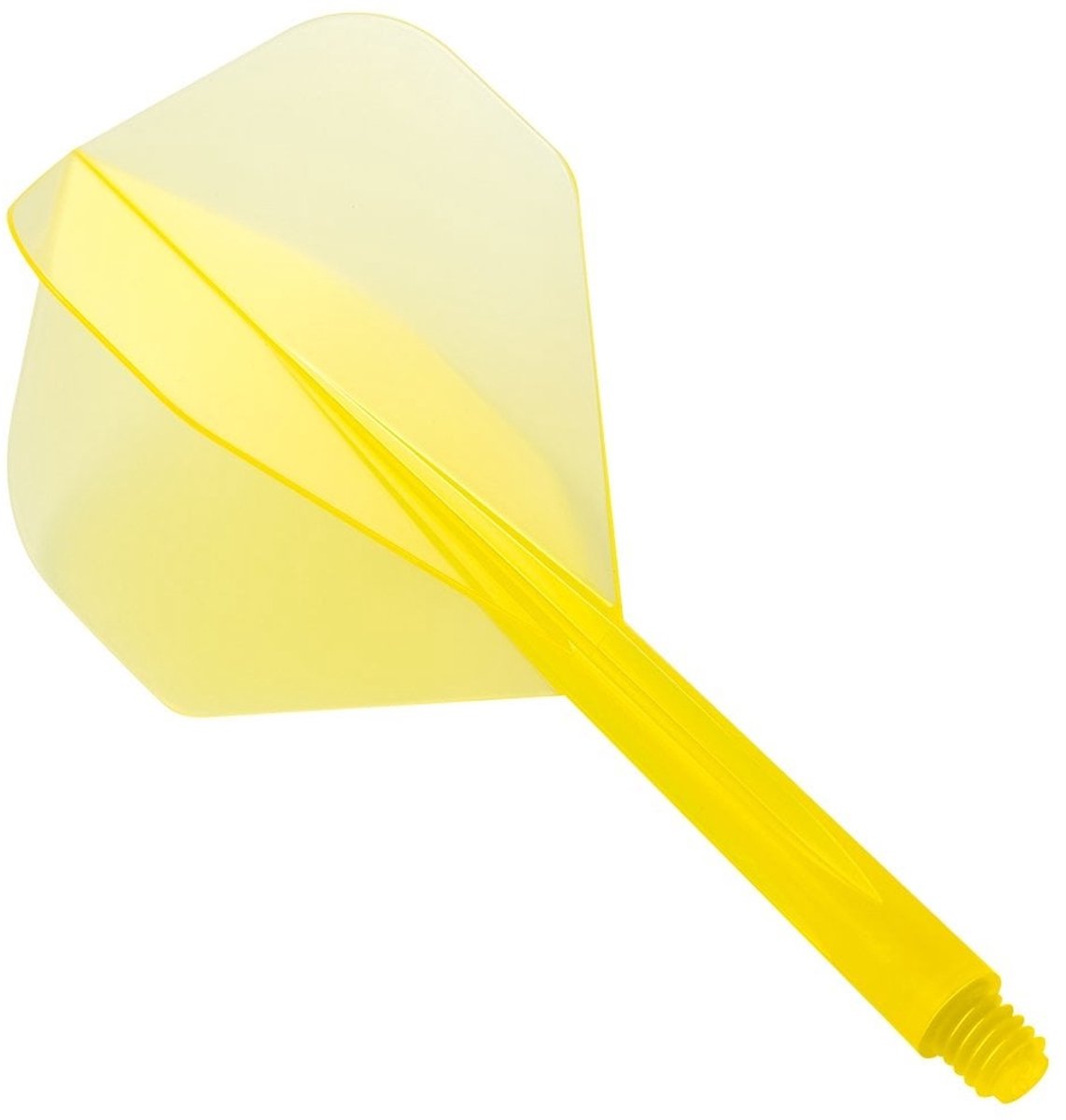 Condor Zero Stress Flight System - Standard Clear Yellow - Dart Flights Medium