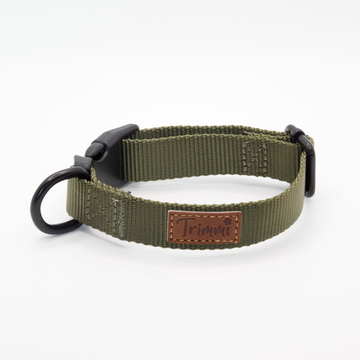 Nylon halsband groen - Maat XXS - halsband hond - honden halsband - halsband - hondenhalsband met naam - halsbanden, riemen & tuigen - halsband puppy - halsbanden - hond - hondenhalsband kleine hond - Trimmi