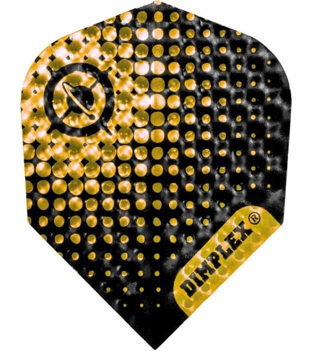 Harrows Dimplex Globe Black/Gold - Dart Flights