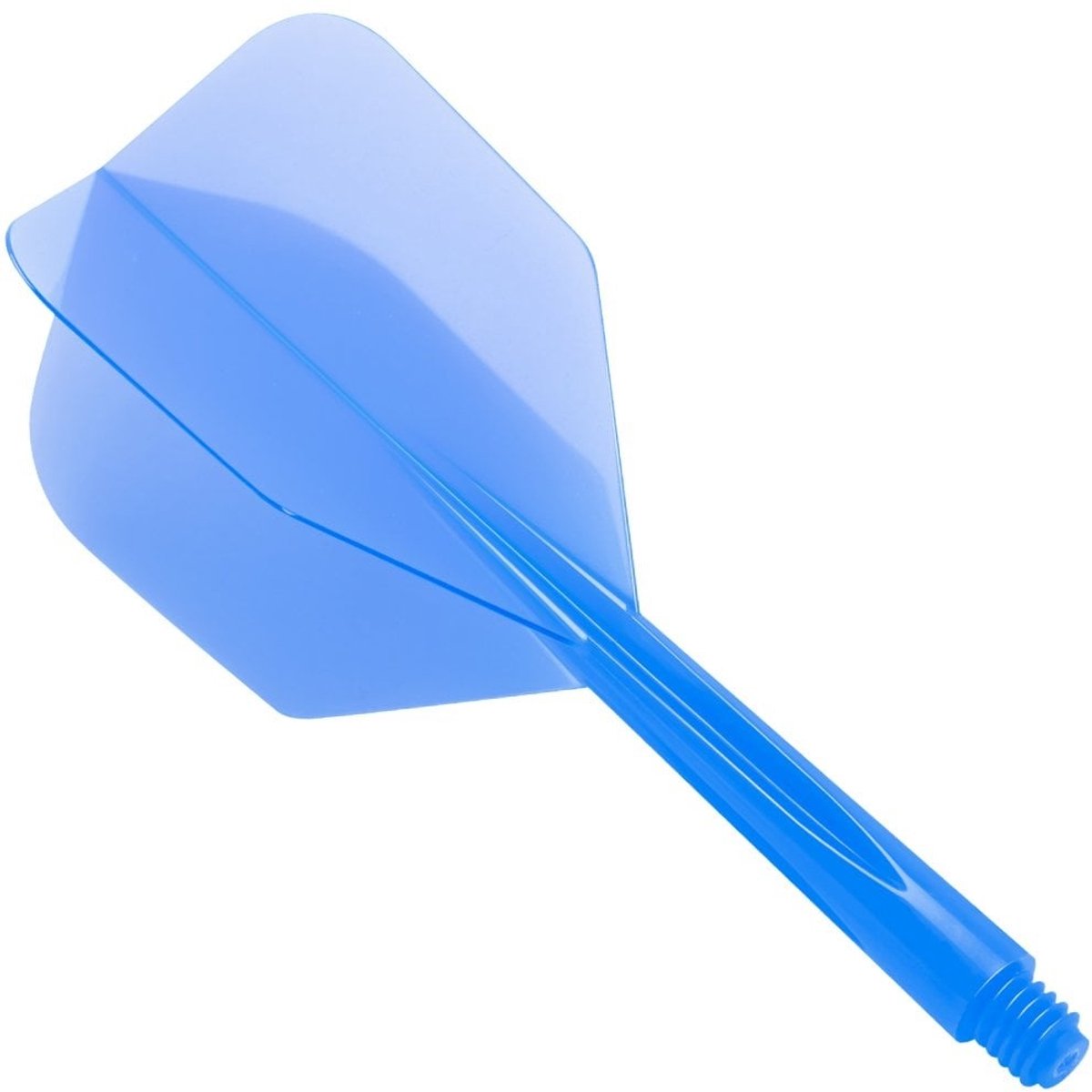 Condor Zero Stress Flight System - Small Clear Blue - Dart Flights