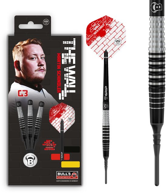 BULL'S Martin Schindler G3 90% - Soft Tip Darts van Bull's — afbeelding 3