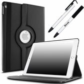 Ntech - Apple iPad Pro 10.5 (2017) cover - 360 Rotating  Multi-stand Hoes Case + Ntech 4 in 1 Styuls - zwart