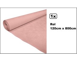 Tafelrol tafelkleed licht roze 120cm x 800cm papier - Party diner food festival eten fun thema feest party