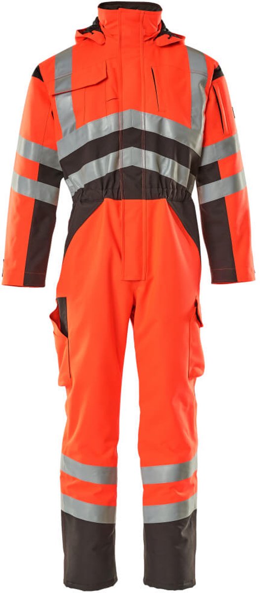 Mascot Safe Young Winteroverall 11019-025 - hi-vis rood/donkerantraciet - 4XL