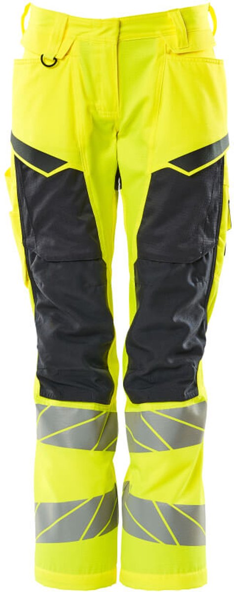 Mascot Accelerate Safe Broek met kniezakken 19578-236 - hi-vis geel/donkermarine - C42 - 82