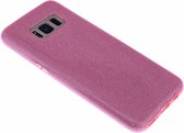 Roze Glitter TPU Hoesje Samsung Galaxy S8