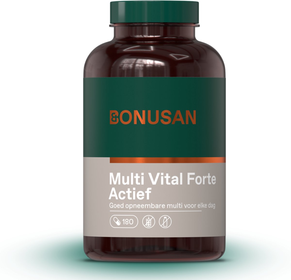 Goedkoopste BONUSAN Multi Vital Forte Actief – 180 Capsules – Complete Multivitamine met Actieve B-vitaminen – Voor Dagelijks Gebruik