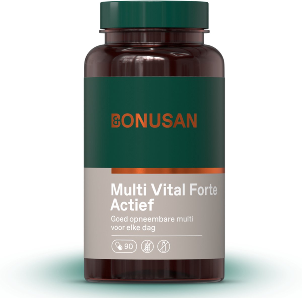 Goedkoopste BONUSAN Multi Vital Forte Actief – 90 Capsules – Vitamine C, B6, B12 & Folaat – Dagelijkse Multivitamine