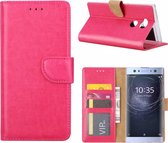 Sony Xperia XA2 Ultra Portmeonnee cover hoesje / boektype case Pink