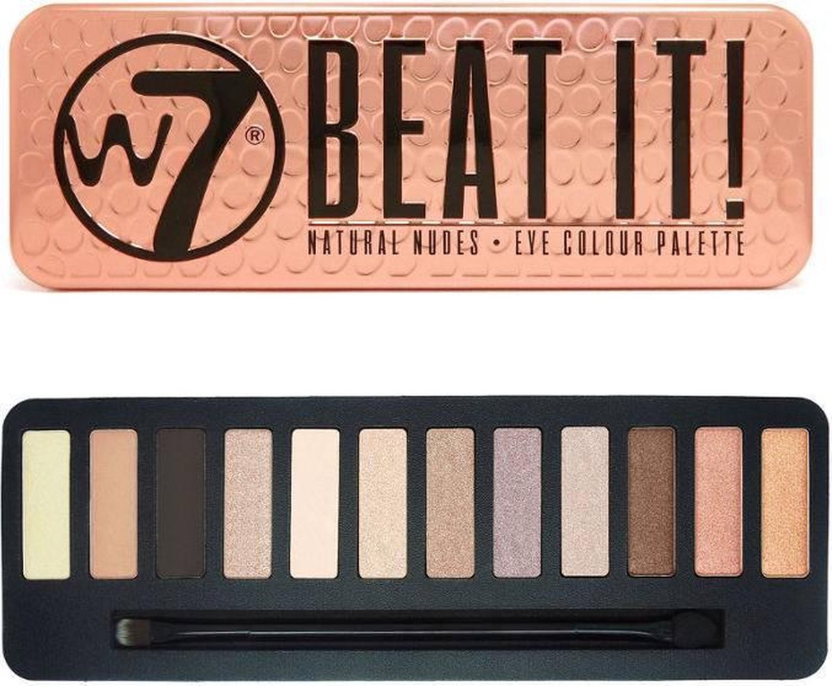 Goedkoopste W7 Beat It! Natural Nudes Oogschaduwpalette