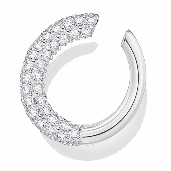 Thomas Sabo Orecchini Donna Argento 925 Con Zirconi, Elements Of Nature, 11x11 Mm