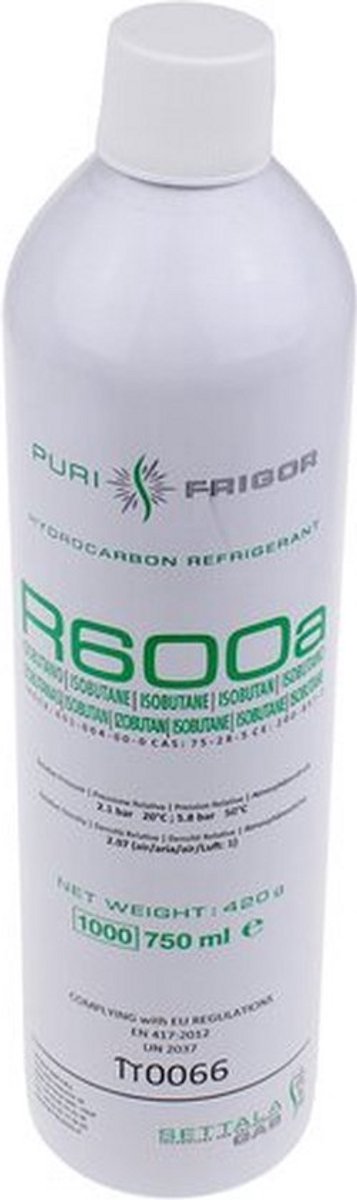 WHIRLPOOL - KOELGAS ISOBUTANE - R600A 750ML/420GR- - C00089700