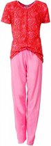 Irresistible Dames Pyjama Rood Roze IRPYD1403A - Maten: M