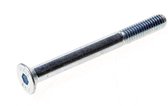 Kelfort Binnenzeskantbout platverzonken kop verzinkt 10.9 m10 x 70mm