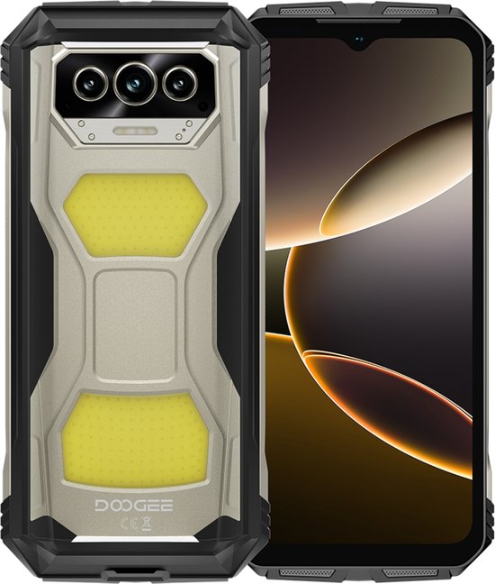 Doogee V-Max S NL – 6.58inch – Robuuste Smartphone -Titanium – 5G – 24GB RAM – 512GB ROM – 108MP AI – 22000mAh – Android 14.0