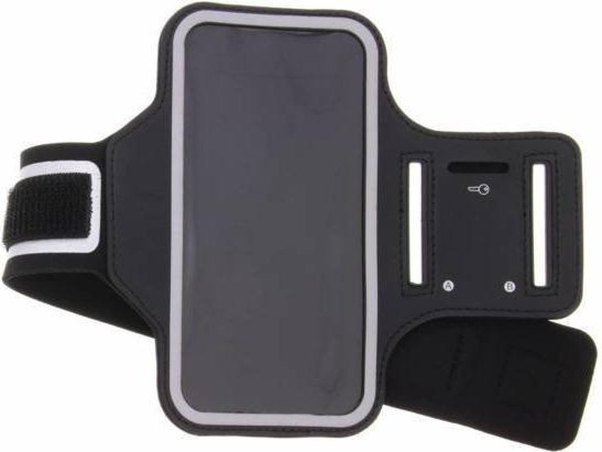 Zwart Sportarmband voor iPhone Xr