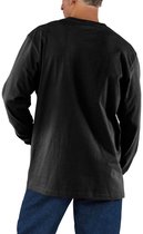 Ensemble t-shirt à poche Carhartt Dearborn | Noir | Taille L (1 x T-shirt à manches courtes et 1 x T-shirt à manches longues)
