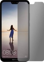 Privacy Glazen Screenprotector Huawei P20 lite / Anti Spy Tempered Glass